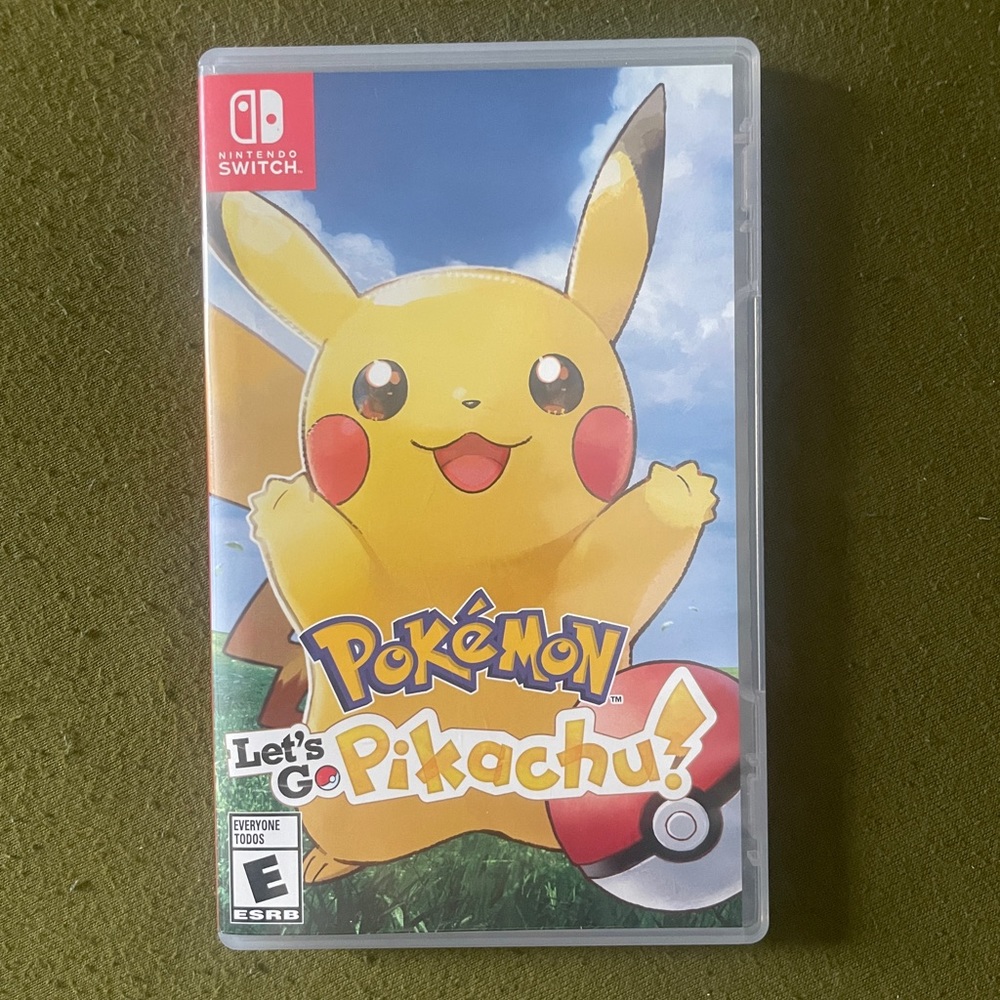 Lets go pikachu Pokémon nintendo switch game